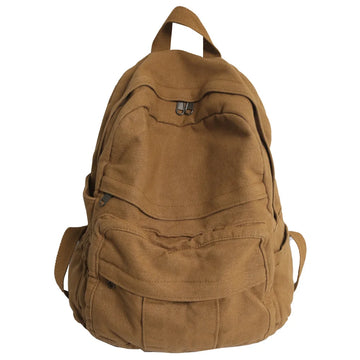Xajzpa Simple Backpacks Large Capacity Travel Bag Solid Harajuku Student Schoolbag Backpack Women Man Bag Unisex High Street